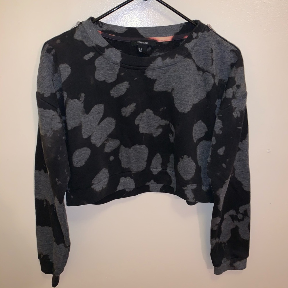 Forever21 tye dye crop top